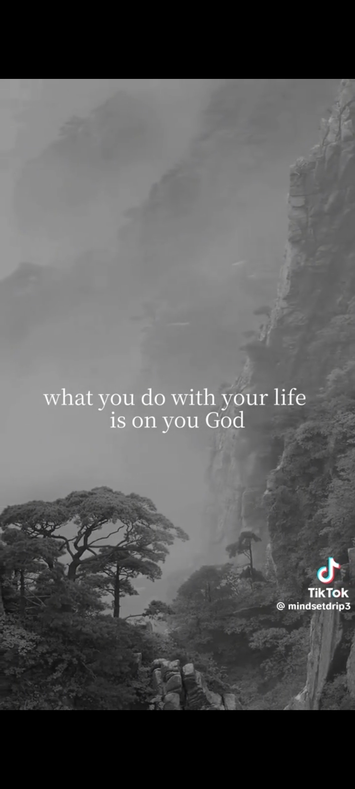 The only blessing God gave is life