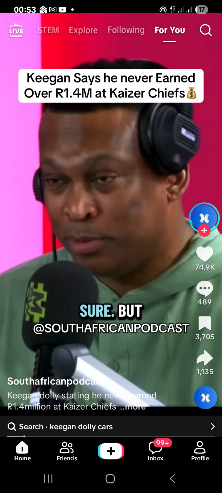 Being paid 1.4m and pressure